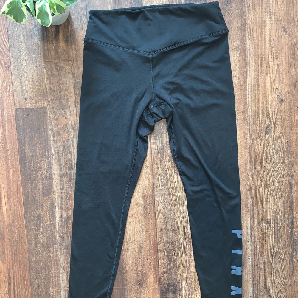 Pink  black cozy legging